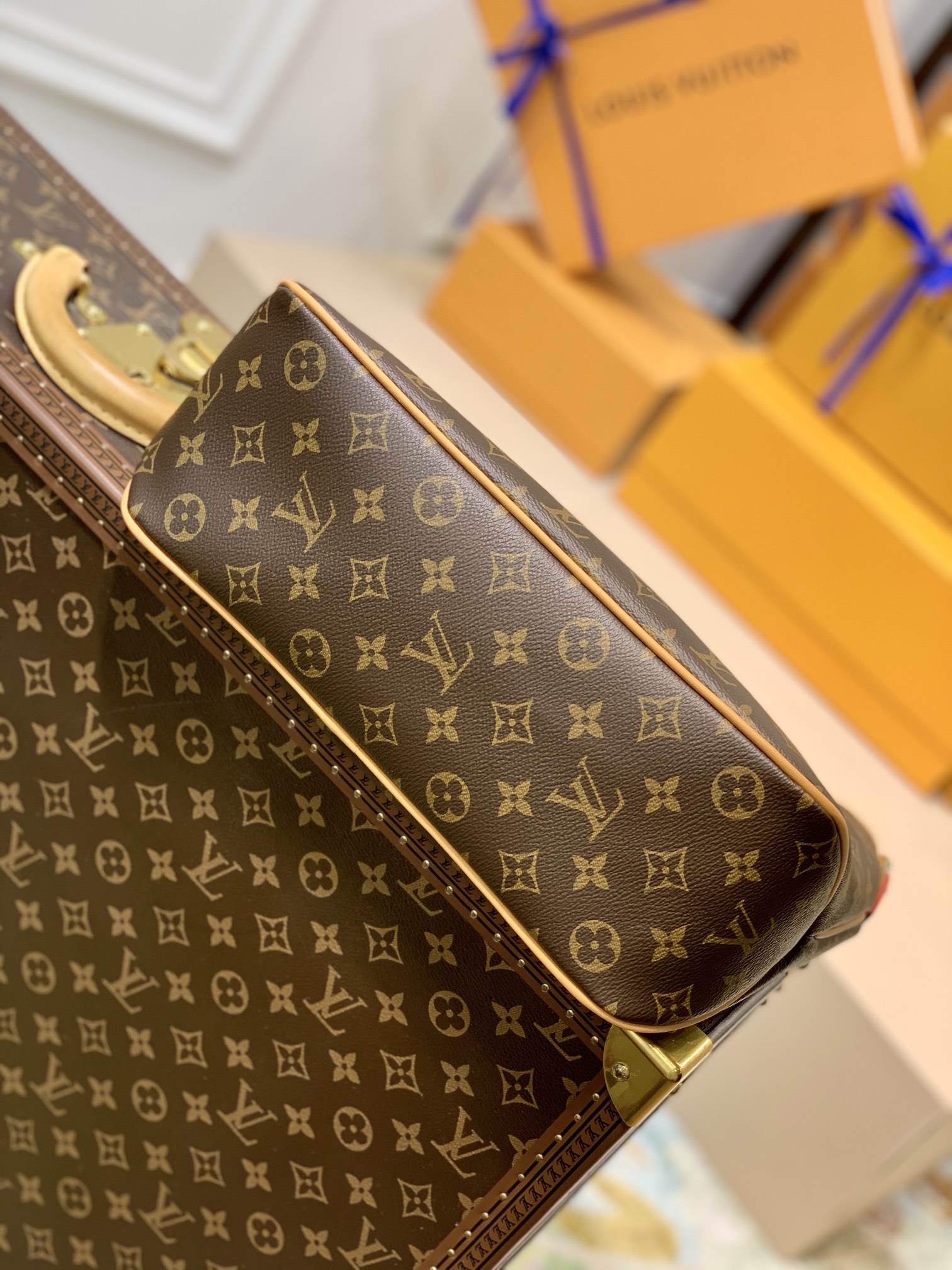 Louis Vuitton LV Delightful中古版购物袋 M50155