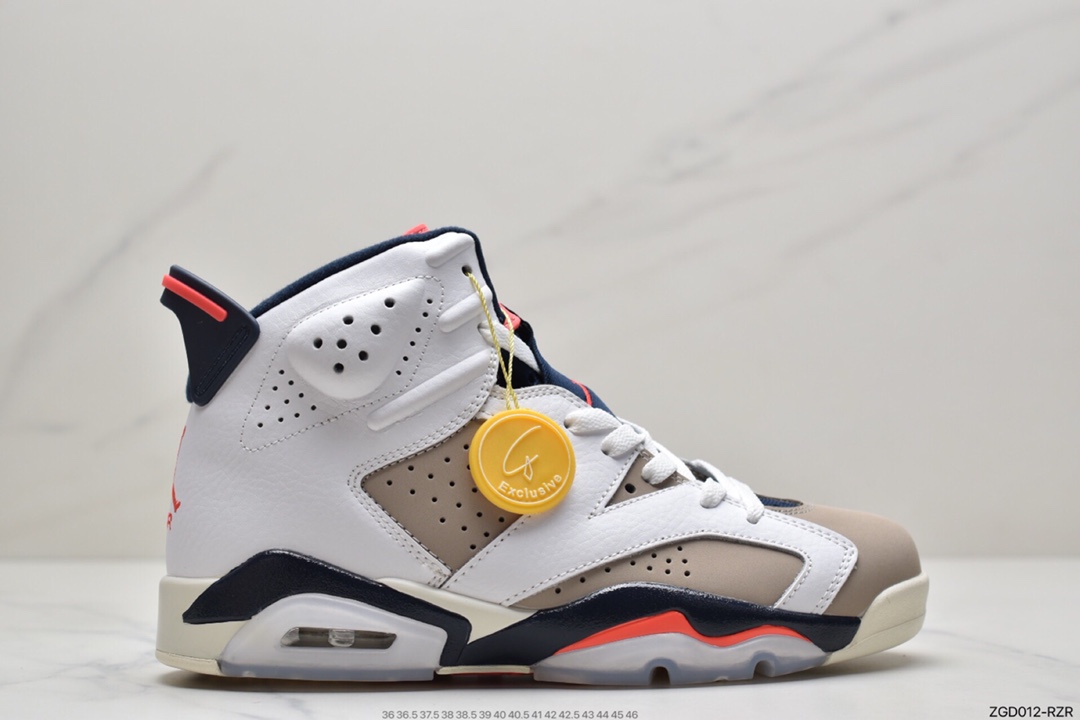 290 Nike Air Jordan 6 Retro 手稿甲壳式384664-104