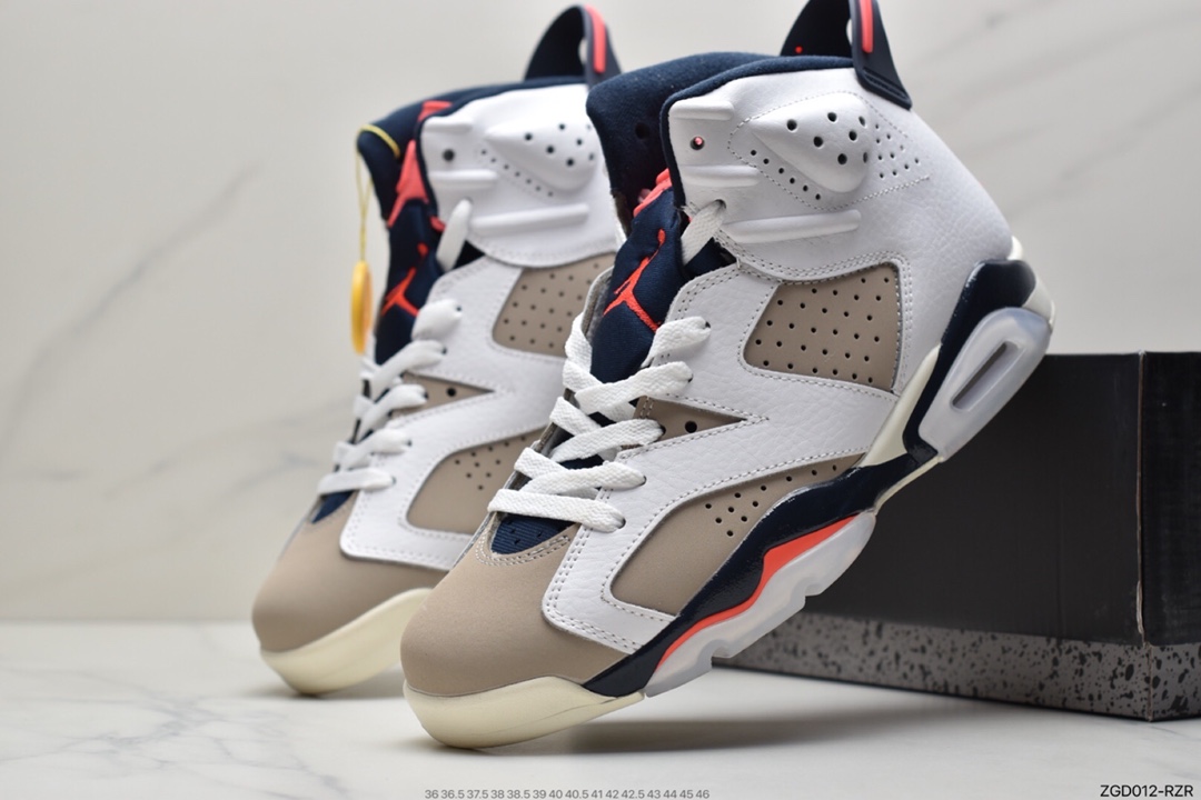 290 Nike Air Jordan 6 Retro 手稿甲壳式384664-104