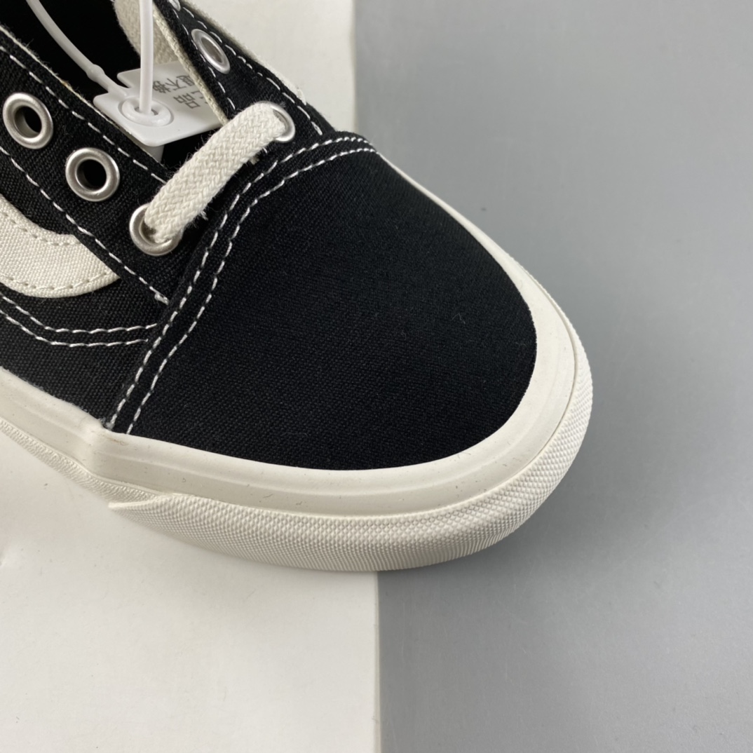 P140  VANS Old Skool TAPERED 范斯2021黑白经典低帮帆布板鞋 VN0A54F49FN