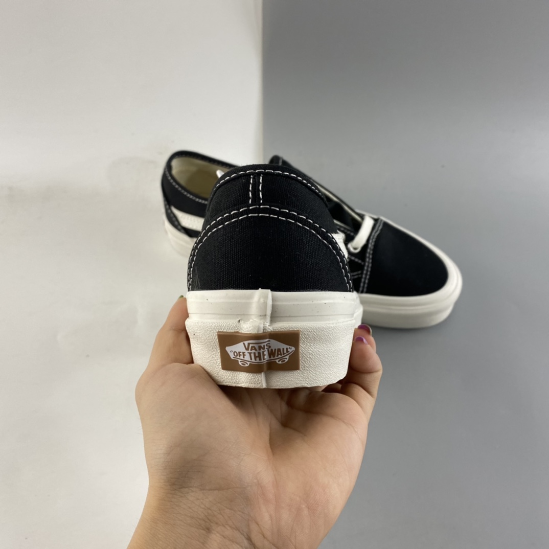 P140  VANS Old Skool TAPERED 范斯2021黑白经典低帮帆布板鞋 VN0A54F49FN