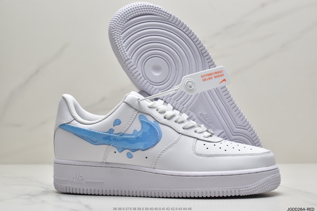 180 耐克Nike Air Force 1 ’07 涂鸦鸳鸯 CW2288-111