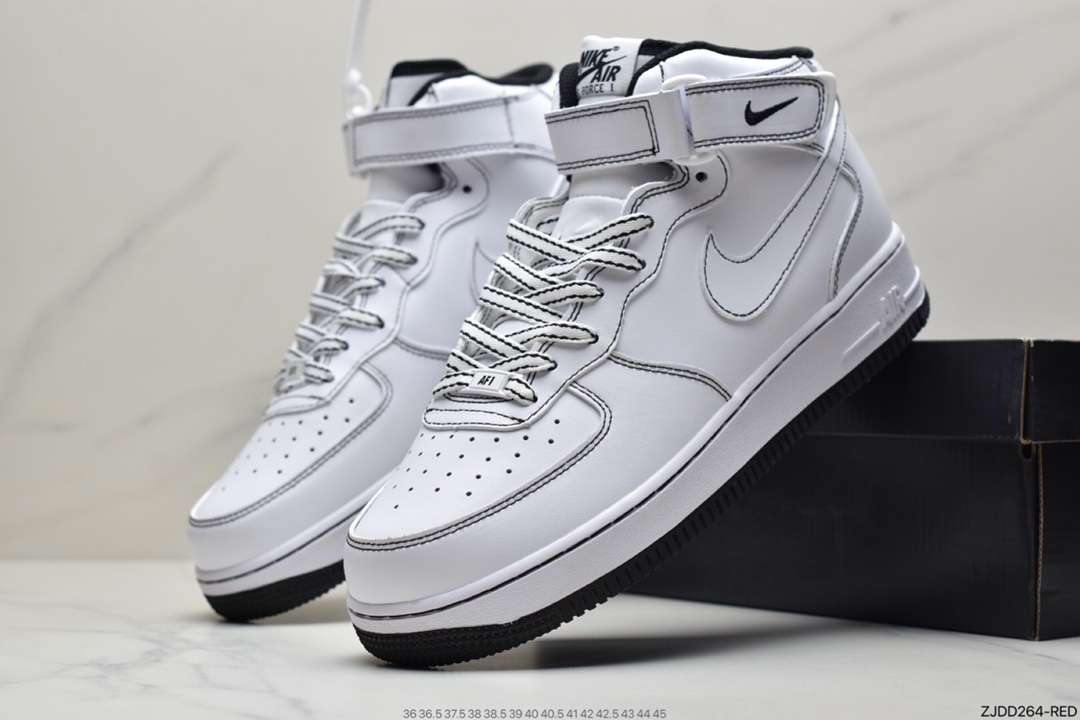 240 耐克Nike Air Force 1’07”Laser Orange”空军一号经典高帮百搭休闲运动板鞋CV1724-105