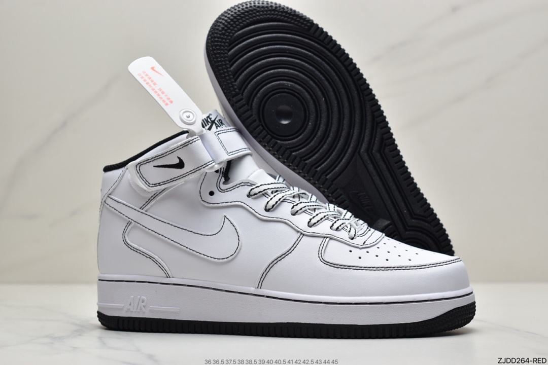 240 耐克Nike Air Force 1’07”Laser Orange”空军一号经典高帮百搭休闲运动板鞋CV1724-105