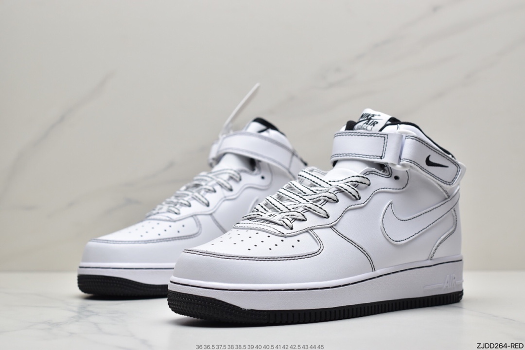 240 耐克Nike Air Force 1’07”Laser Orange”空军一号经典高帮百搭休闲运动板鞋CV1724-105