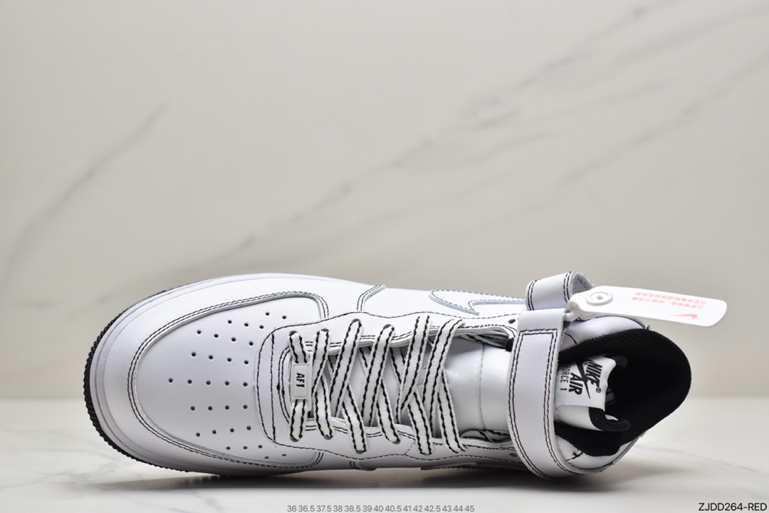 240 耐克Nike Air Force 1’07”Laser Orange”空军一号经典高帮百搭休闲运动板鞋CV1724-105