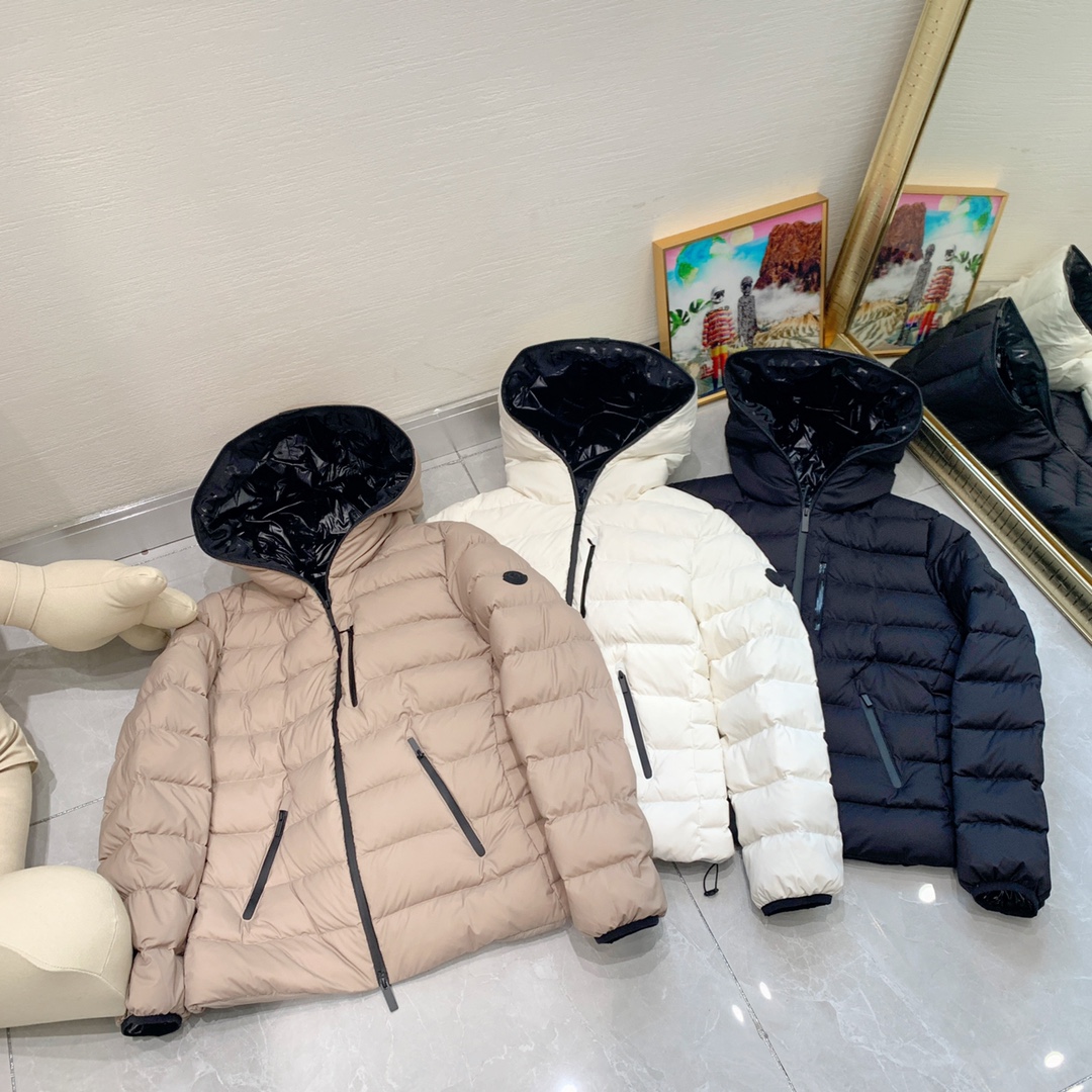 Moncler Ropa Chaqueta de plumón Mujeres Blusa con capucha