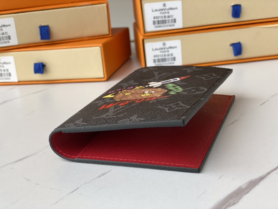 Leather passport holder in various colors