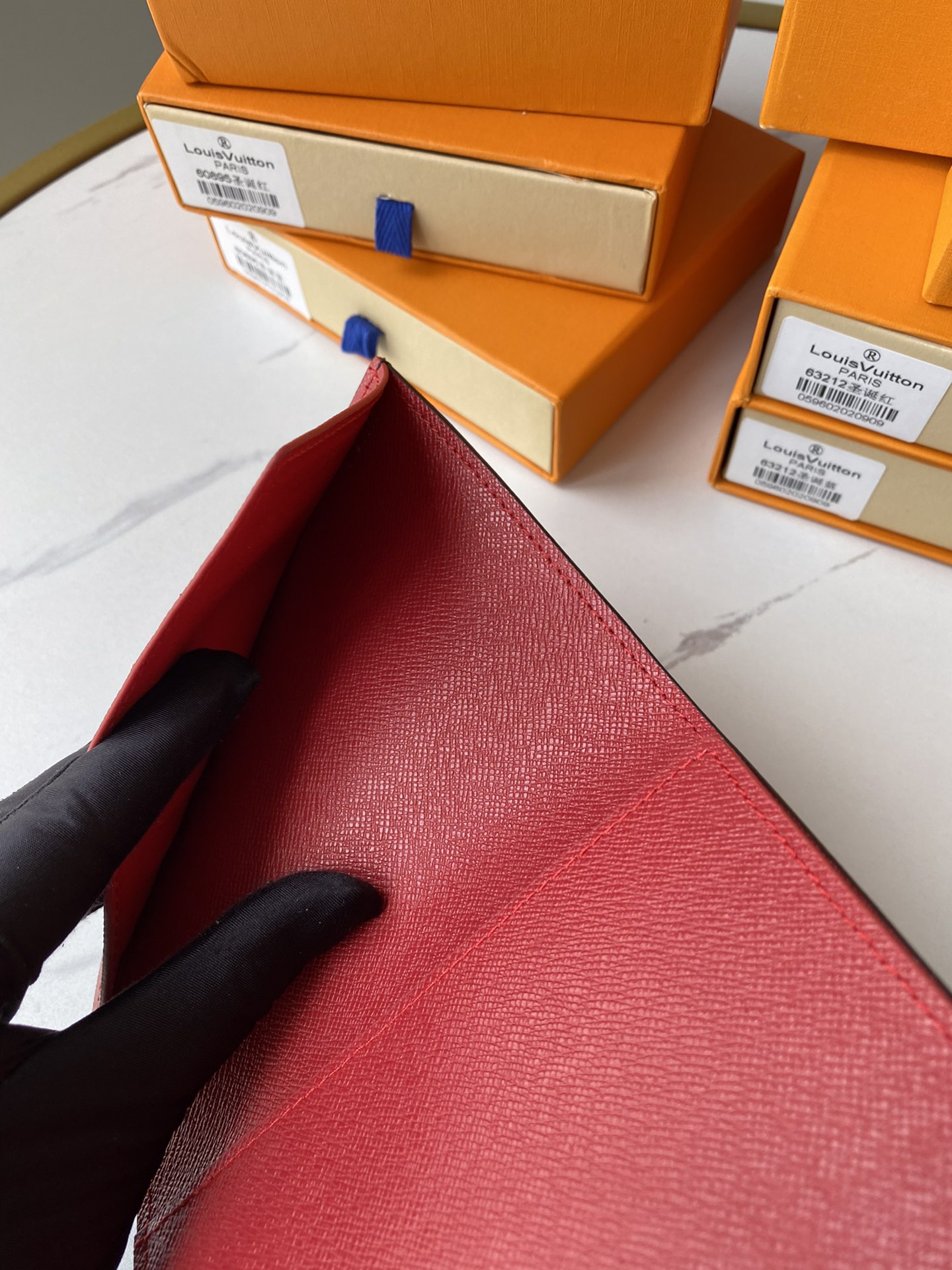 Leather Passport Holder with cards