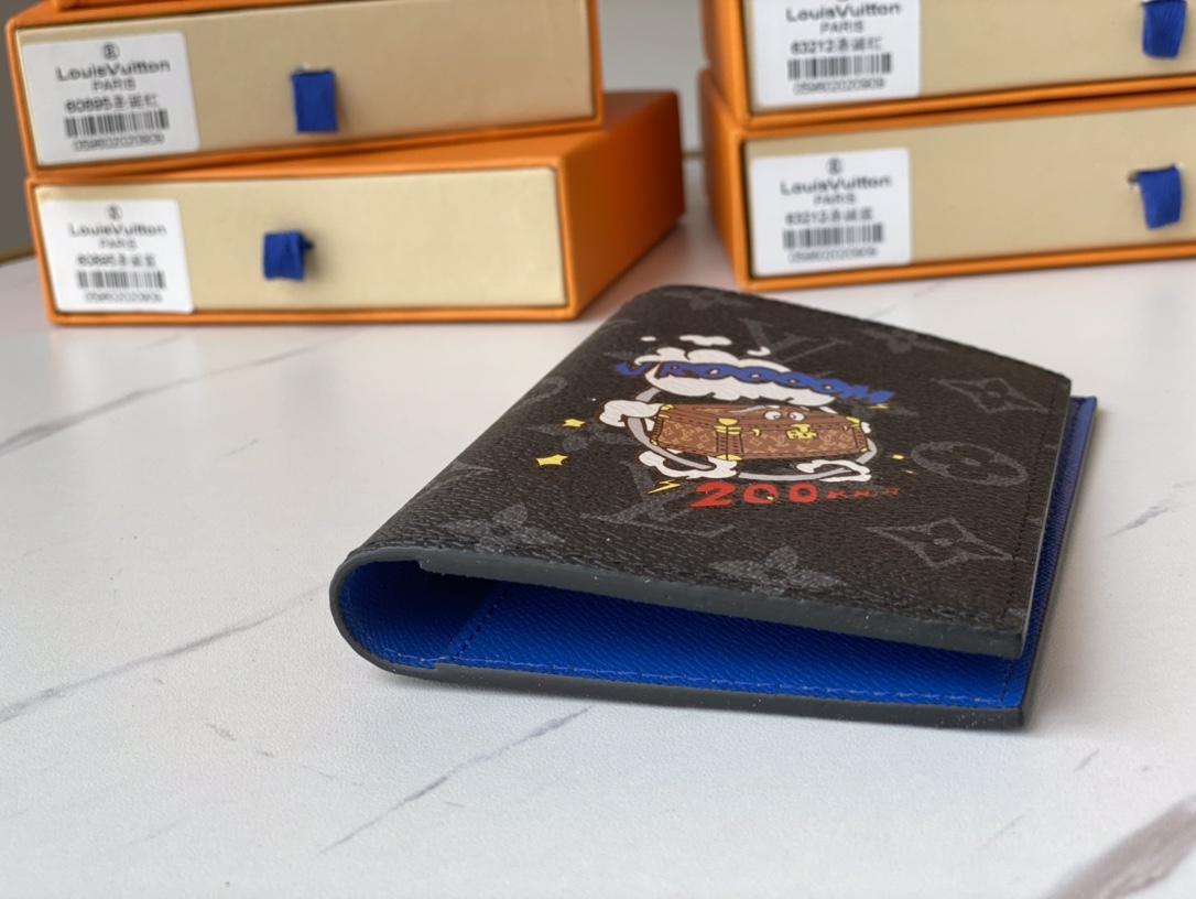 Multiple color options for the leather passport holder
