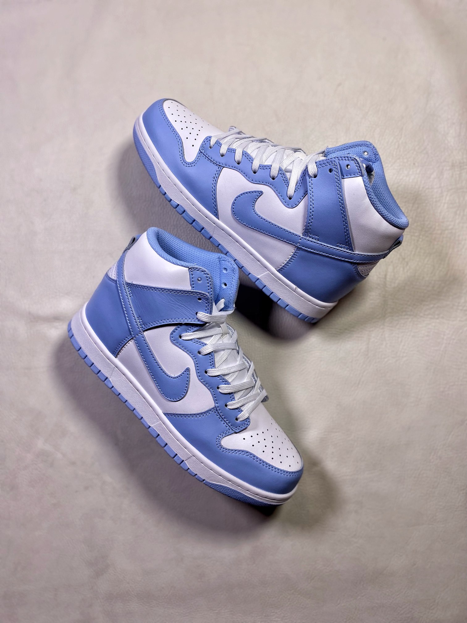 F5  Dunk高帮北卡蓝 纯原出货❗️纯原生产线出品原厂材料货号：DD1869-107 尺码：36-46带半码