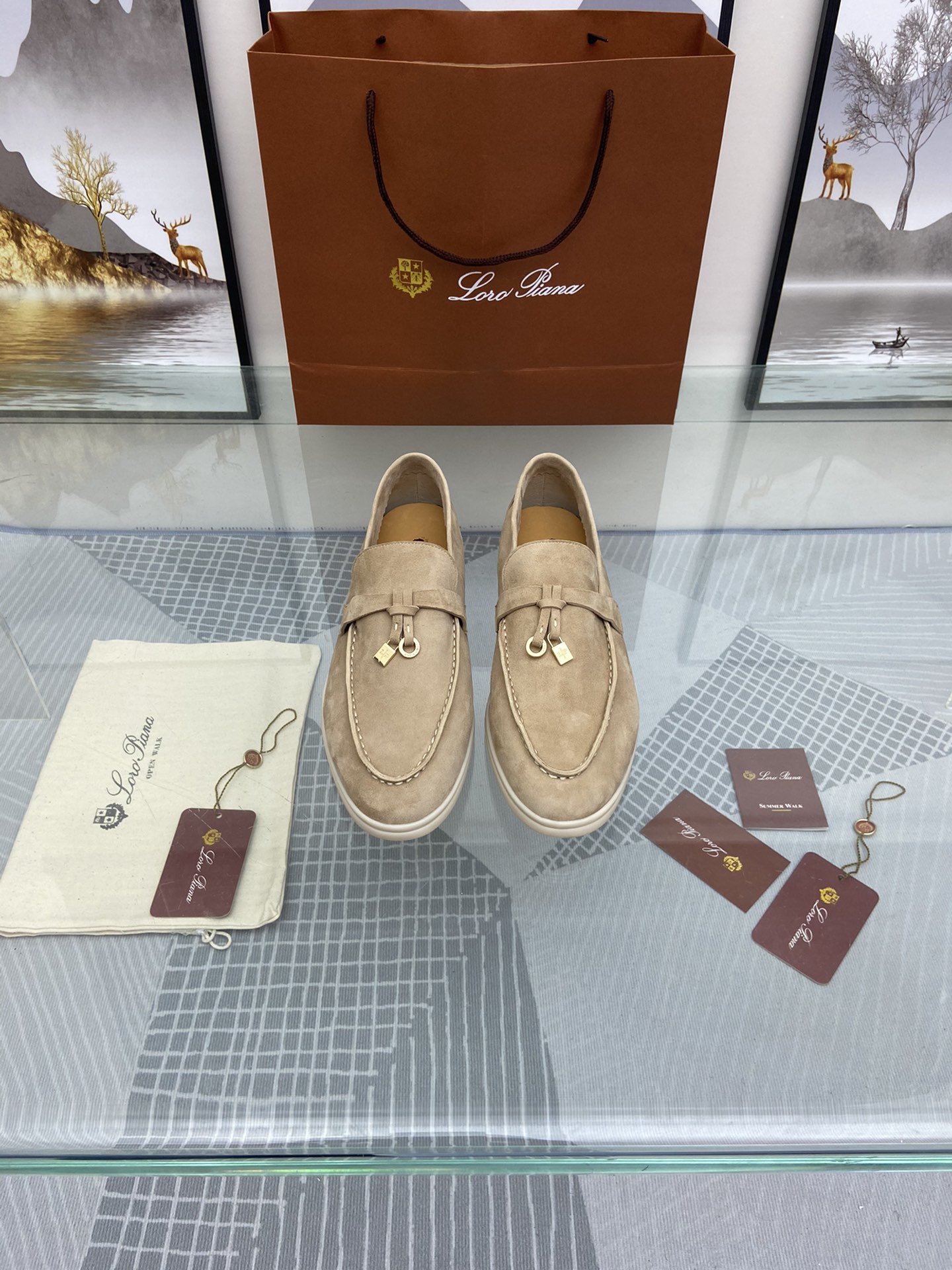 P251Loro Piana* marea marca cuatro estaciones modelos clásicos. Parte superior: oveja importada Jing