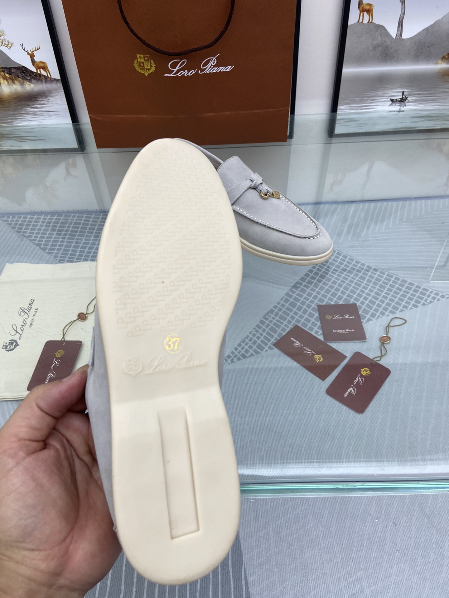 P251Loro Piana* marea marca cuatro estaciones modelos clásicos. Parte superior: oveja importada Jing