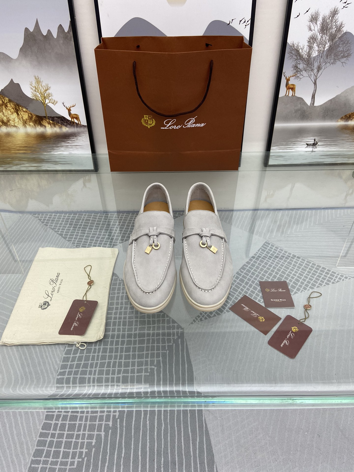 P251Loro Piana* marea marca cuatro estaciones modelos clásicos. Parte superior: oveja importada Jing
