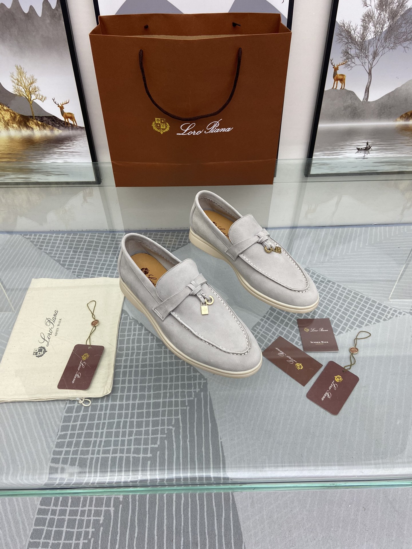 P251Loro Piana* marea marca cuatro estaciones modelos clásicos. Parte superior: oveja importada Jing