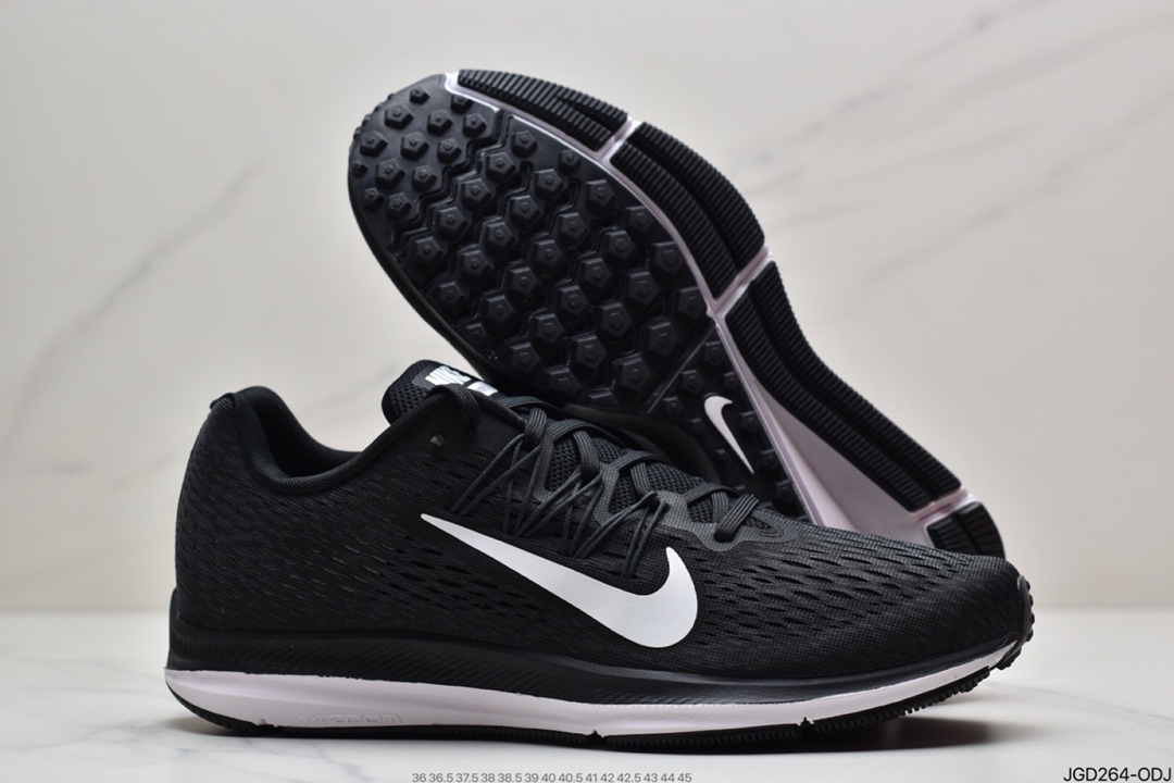 180 耐克NK Zoom Winflo V5 登月网面透气专业跑步鞋 AA7406-001