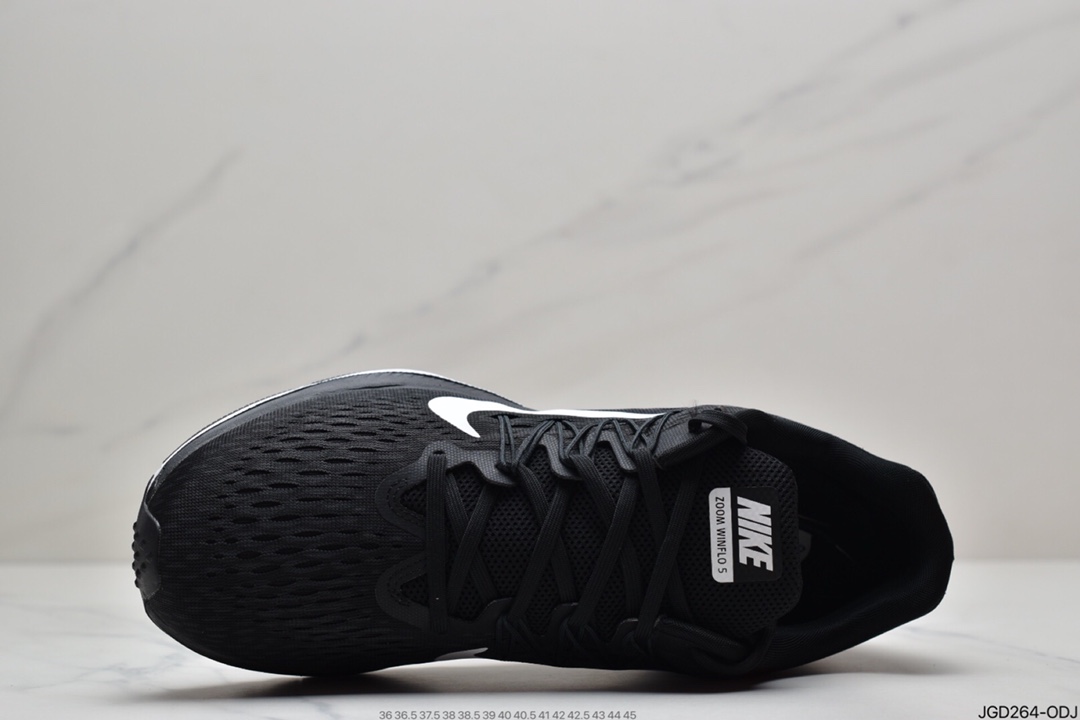 180 耐克NK Zoom Winflo V5 登月网面透气专业跑步鞋 AA7406-001