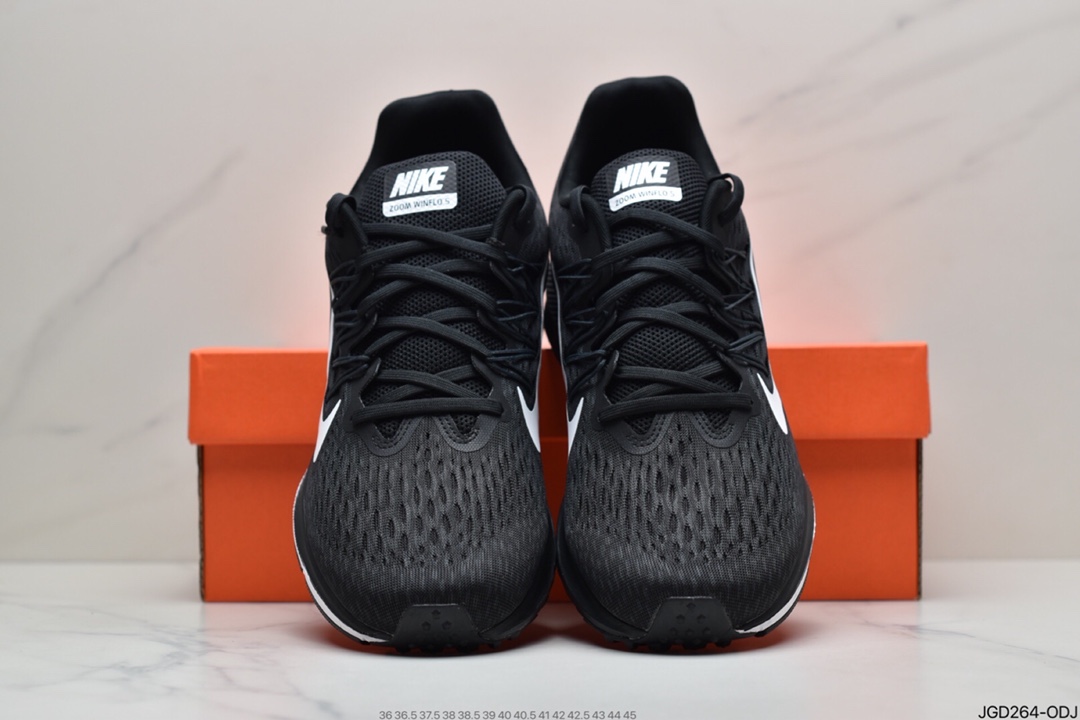 180 耐克NK Zoom Winflo V5 登月网面透气专业跑步鞋 AA7406-001