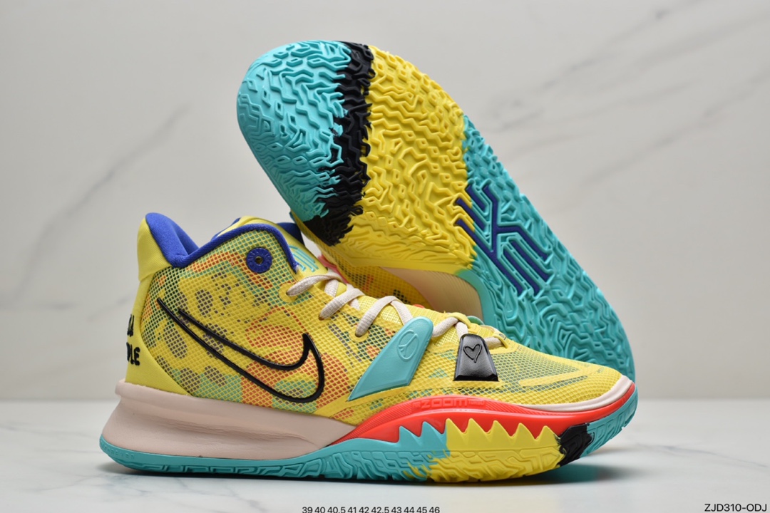 240 耐克Nike Kyrie 7 EP”Copa”欧文7代室内休闲运动中帮篮球鞋CQ9327-402
