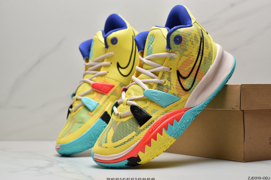 240 耐克Nike Kyrie 7 EP”Copa”欧文7代室内休闲运动中帮篮球鞋CQ9327-402
