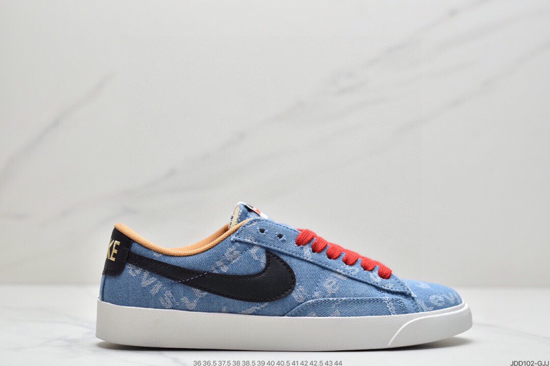 120 耐克NIKE WMNS Blazer Low LX 开拓者低帮百搭休闲运动帆布板鞋DJ4665-100