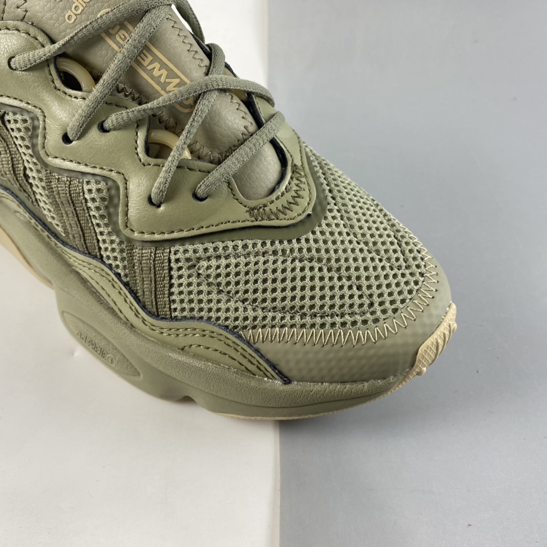 P150  Adidas Originals Ozweego 三叶草复古3M反光透气跑步鞋 GY3157