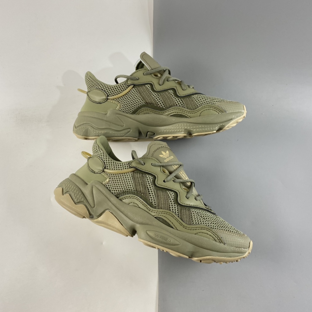 P150  Adidas Originals Ozweego 三叶草复古3M反光透气跑步鞋 GY3157