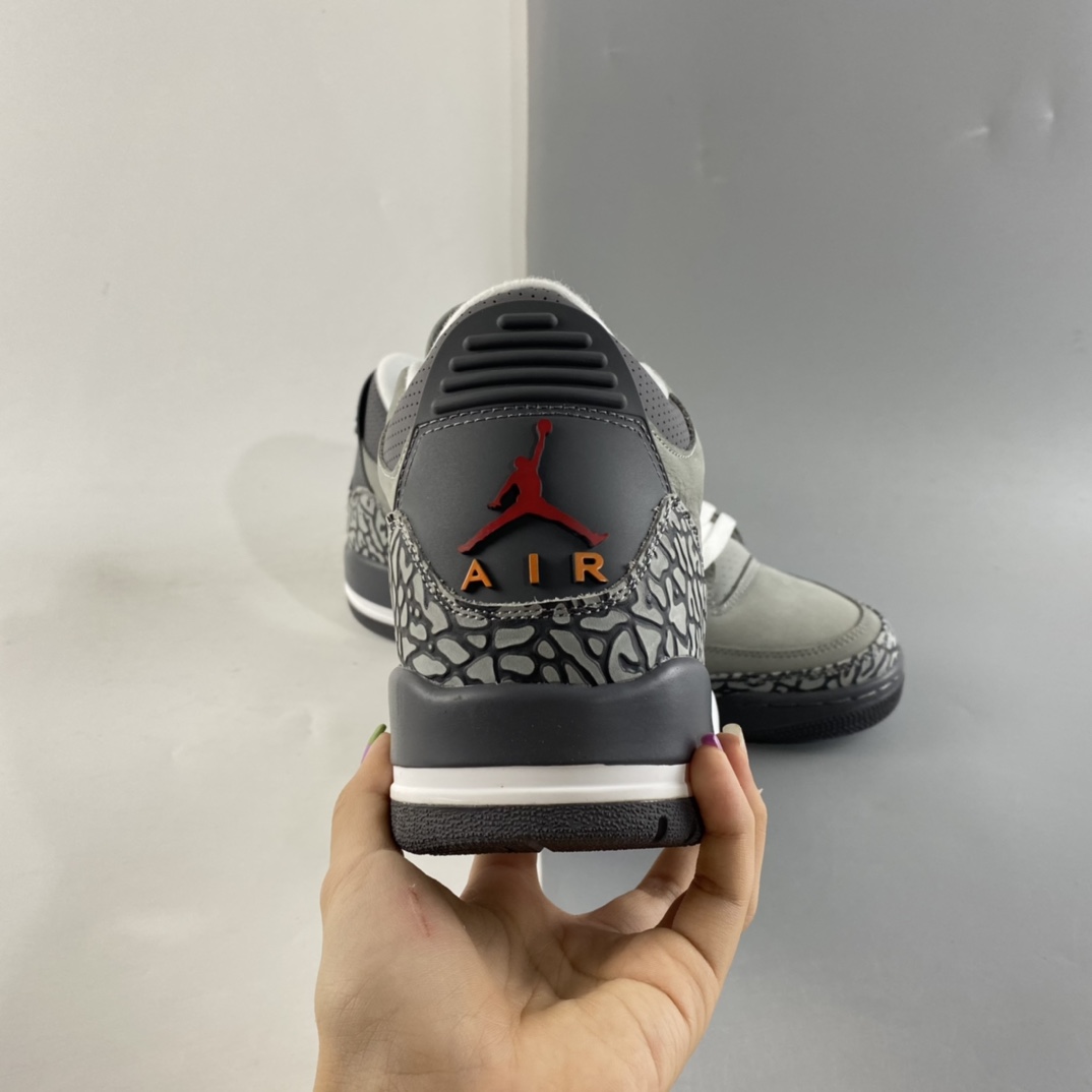 P380  Air Jordan 3 Retro“Cool Grey”AJ3 乔3酷灰 篮球鞋 CT8532-012