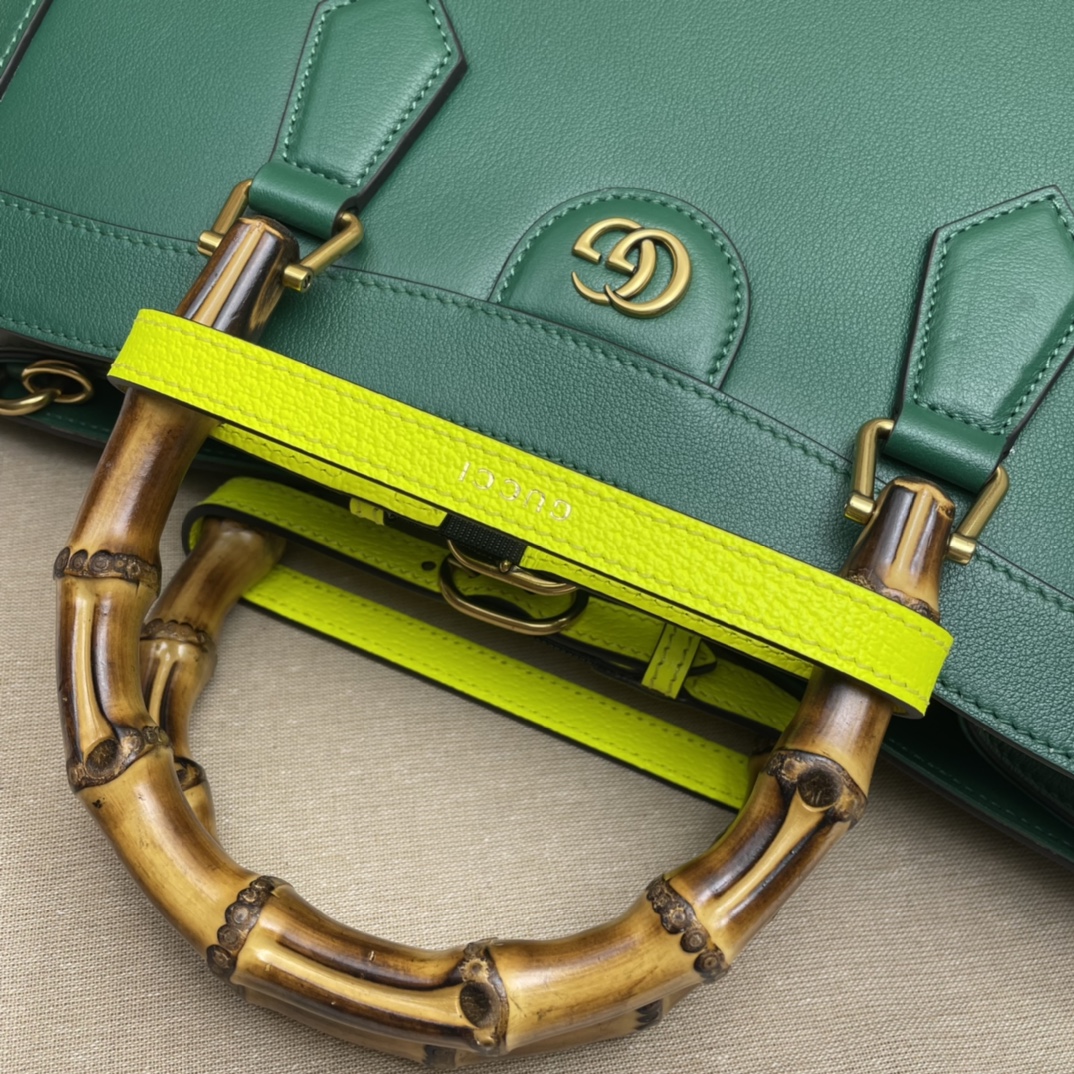 GUCCI古驰Diana竹节中号托特包655658