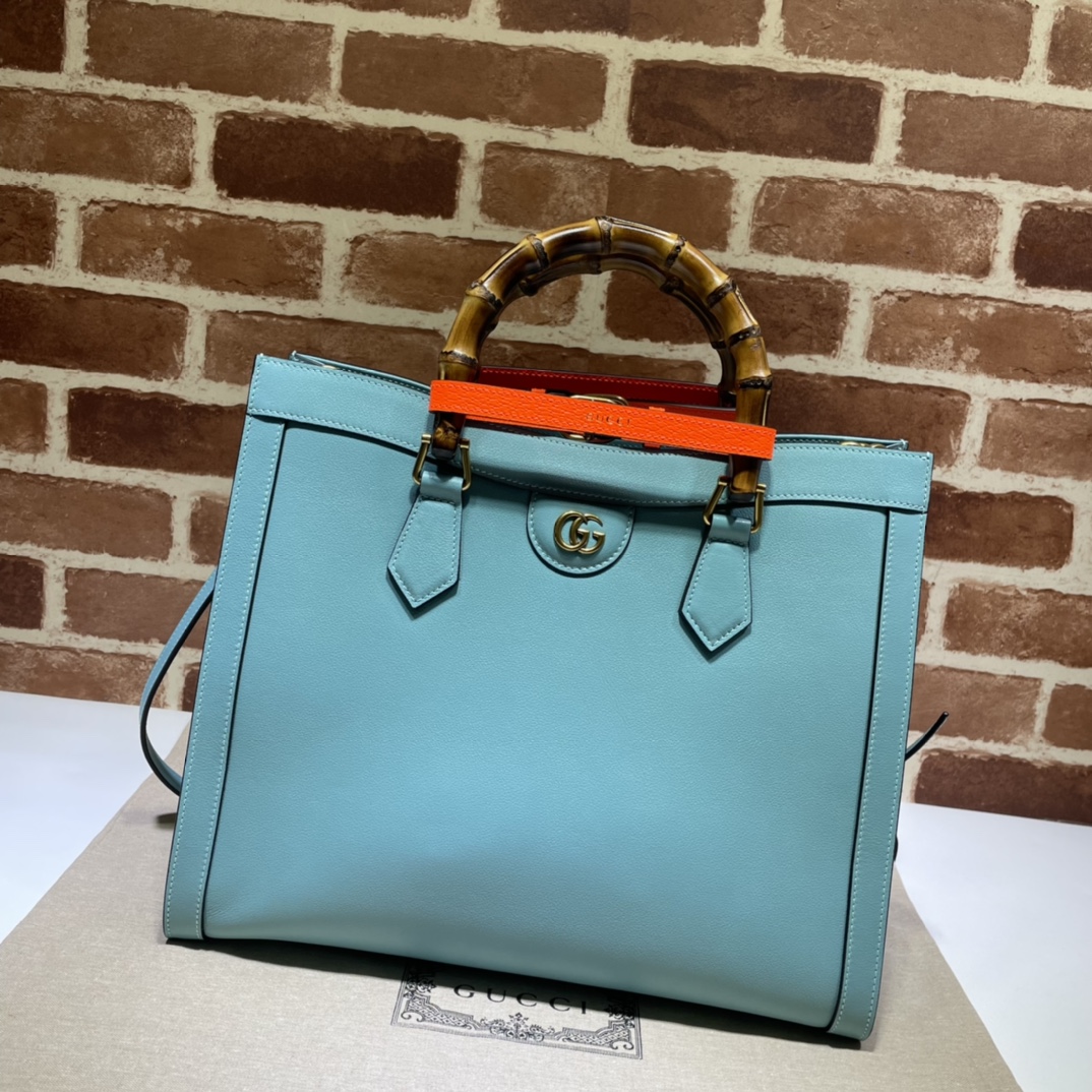 GUCCI古驰Diana竹节中号托特包655658