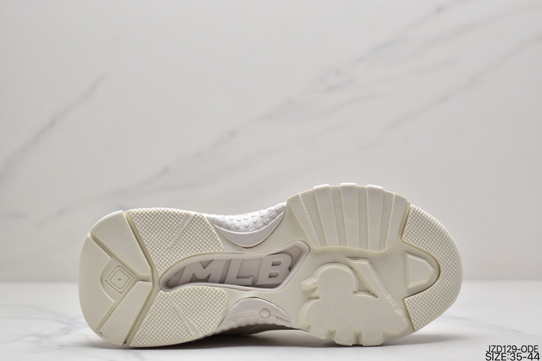 140 韩国SS19限定发售NY美国榄球洋基队限定 x MLB Big Ball Chunky A Running厚底老爹厚底休闲运动慢跑鞋