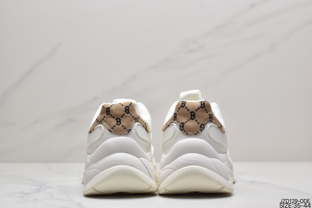 140 韩国SS19限定发售NY美国榄球洋基队限定 x MLB Big Ball Chunky A Running厚底老爹厚底休闲运动慢跑鞋