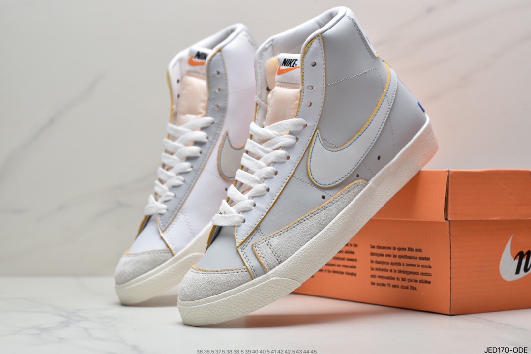 150  耐克Nike Blazer Mid ’77 Label Maker  刮刮乐高帮板鞋 DC5203-100