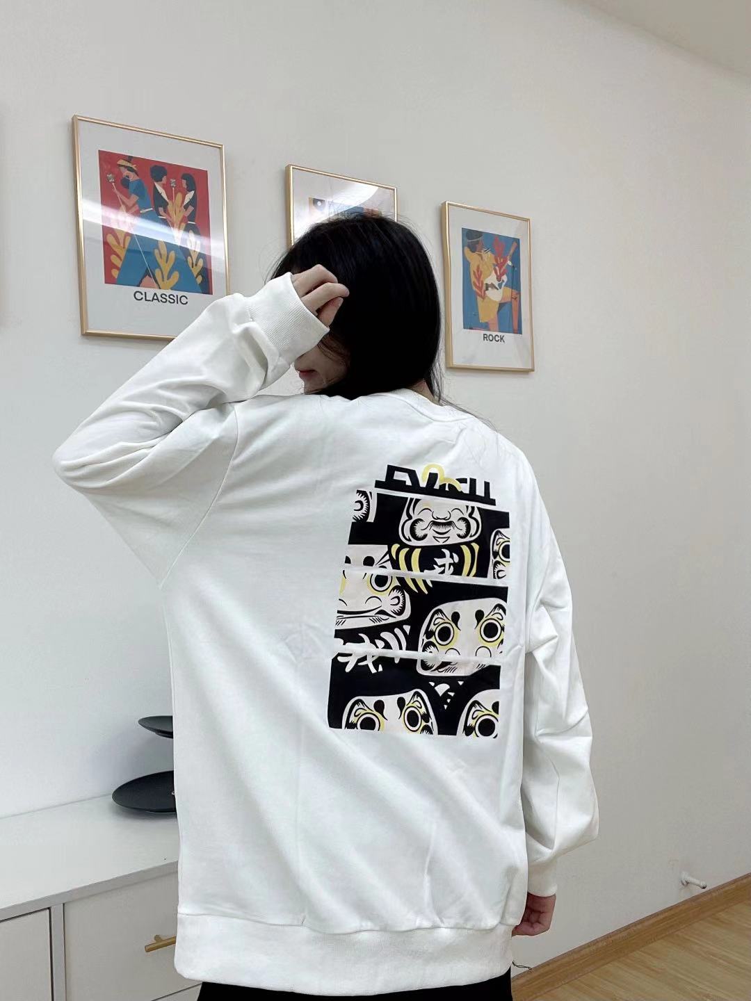 “XY Fs31 Top Version 360g Reweaved Fabric EVISU 21SS Buddha Head Sign Guard” - 图片 8