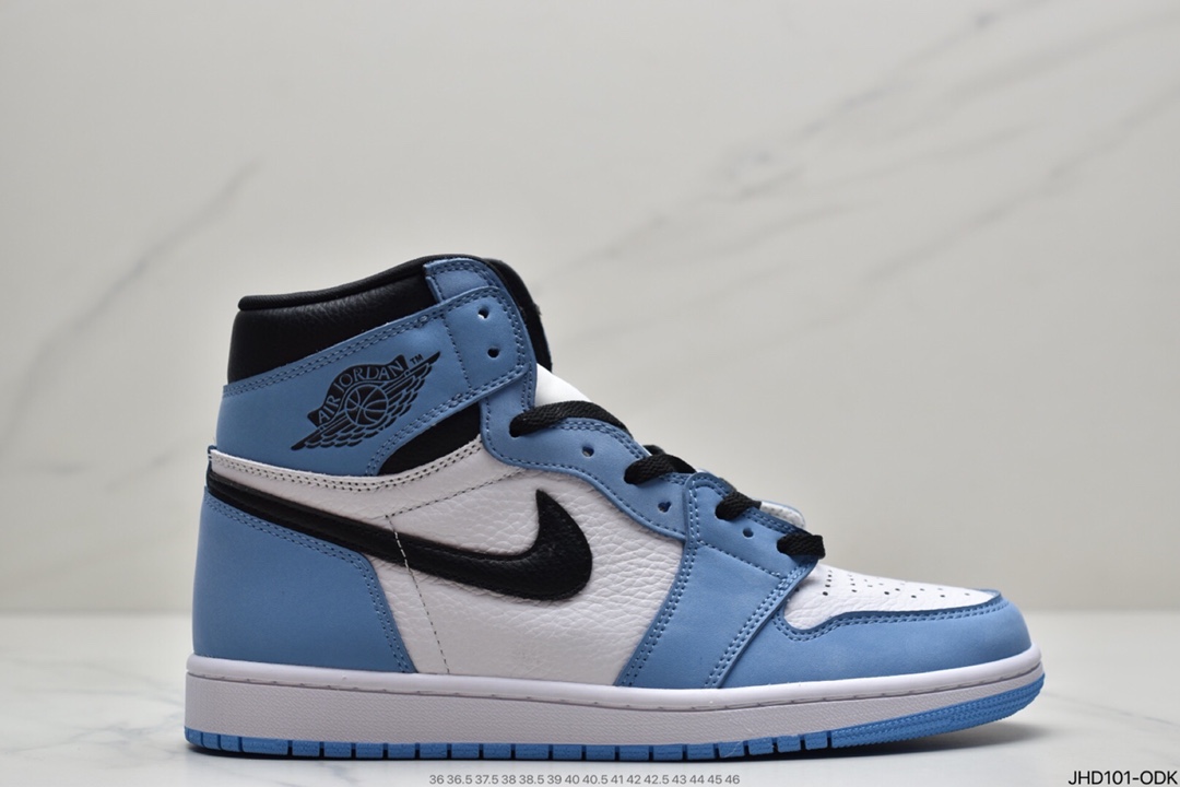 190 乔丹Air Jordan 1 Mid AJ1 高帮篮球鞋AH7389-003