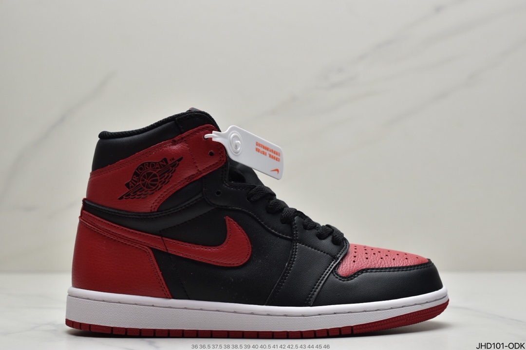 190 乔丹Air Jordan 1 Mid AJ1 高帮篮球鞋AH7389-003