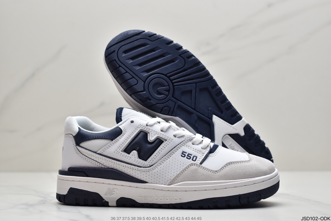 200 New Balance BB550系列经典复古低帮休闲运动篮球板鞋BB550WA1