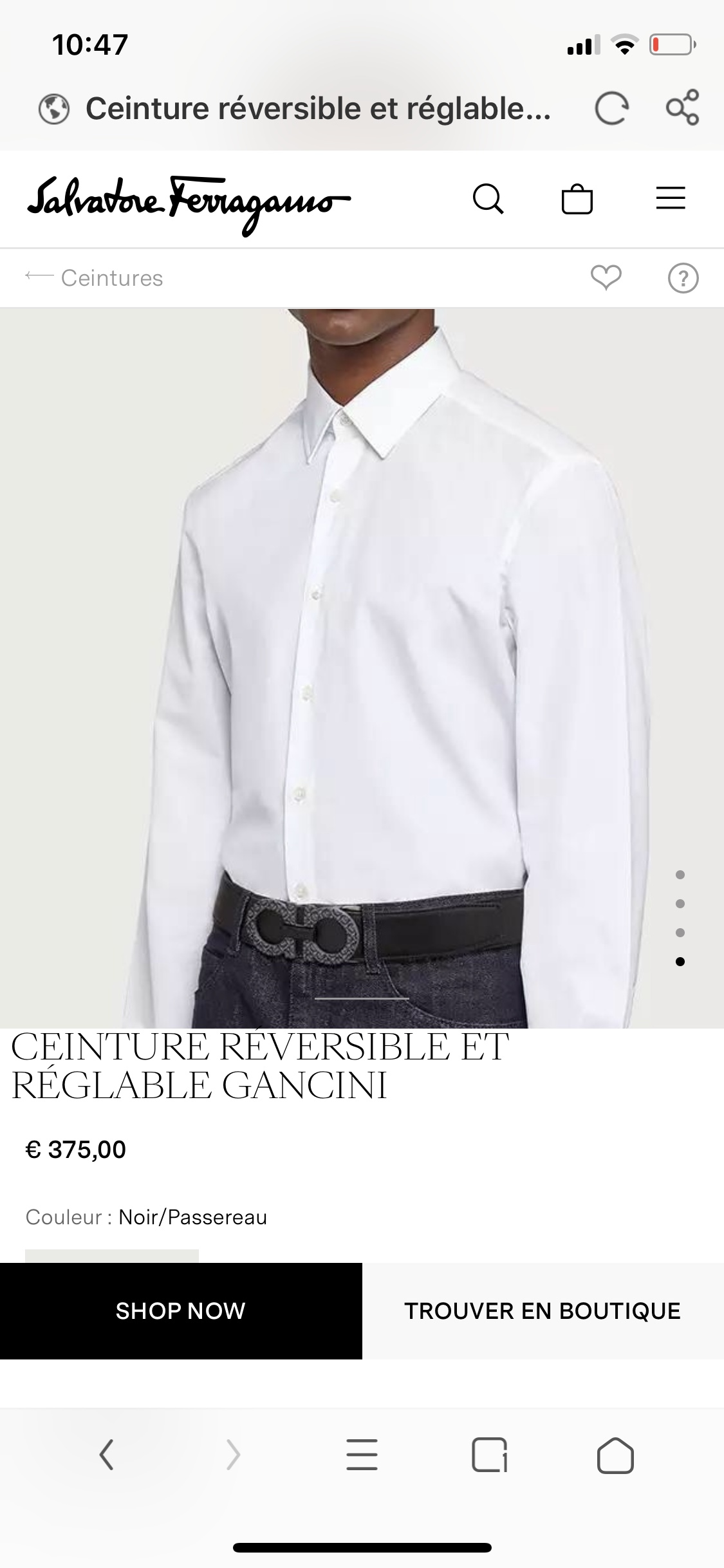 [Ferragamo Belts]Comparison chart ofofficial website Ferragamo