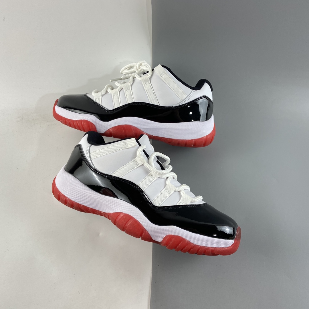 220  Air Jordan 11 Retro Low  ”White/Bred”  AJ11乔11 AV2187-160