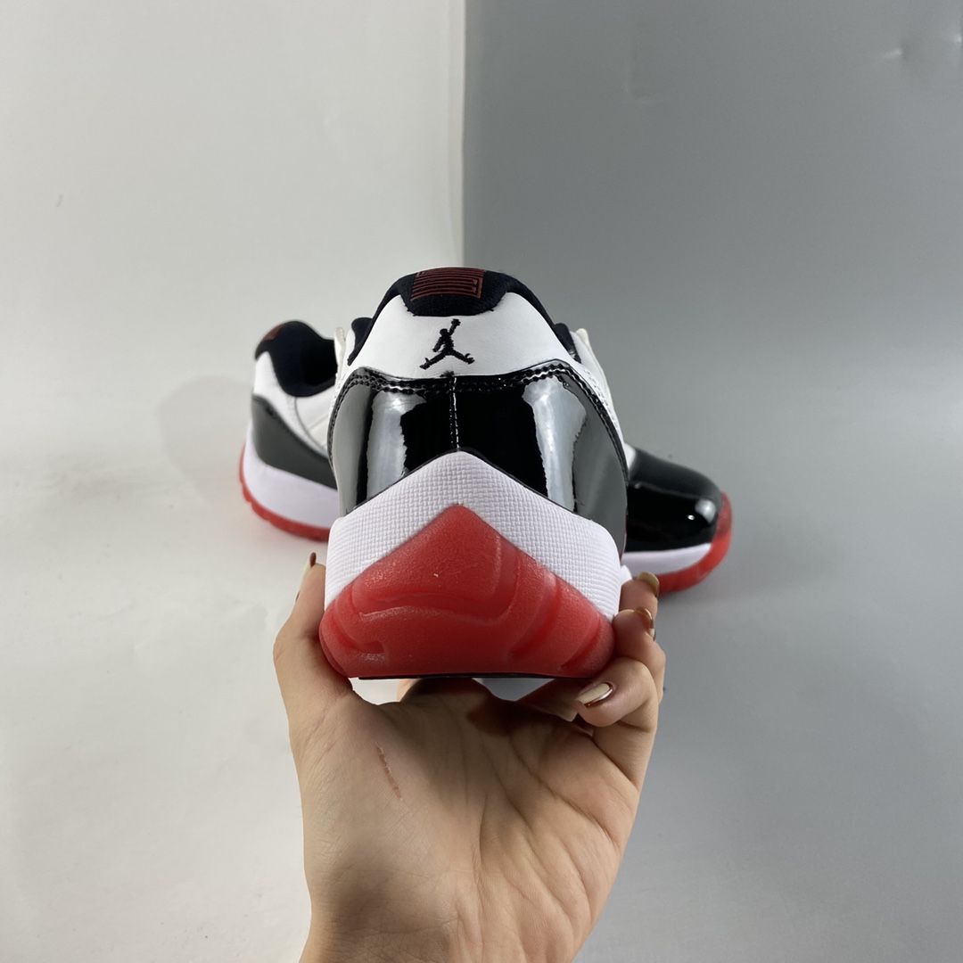 220  Air Jordan 11 Retro Low  ”White/Bred”  AJ11乔11 AV2187-160