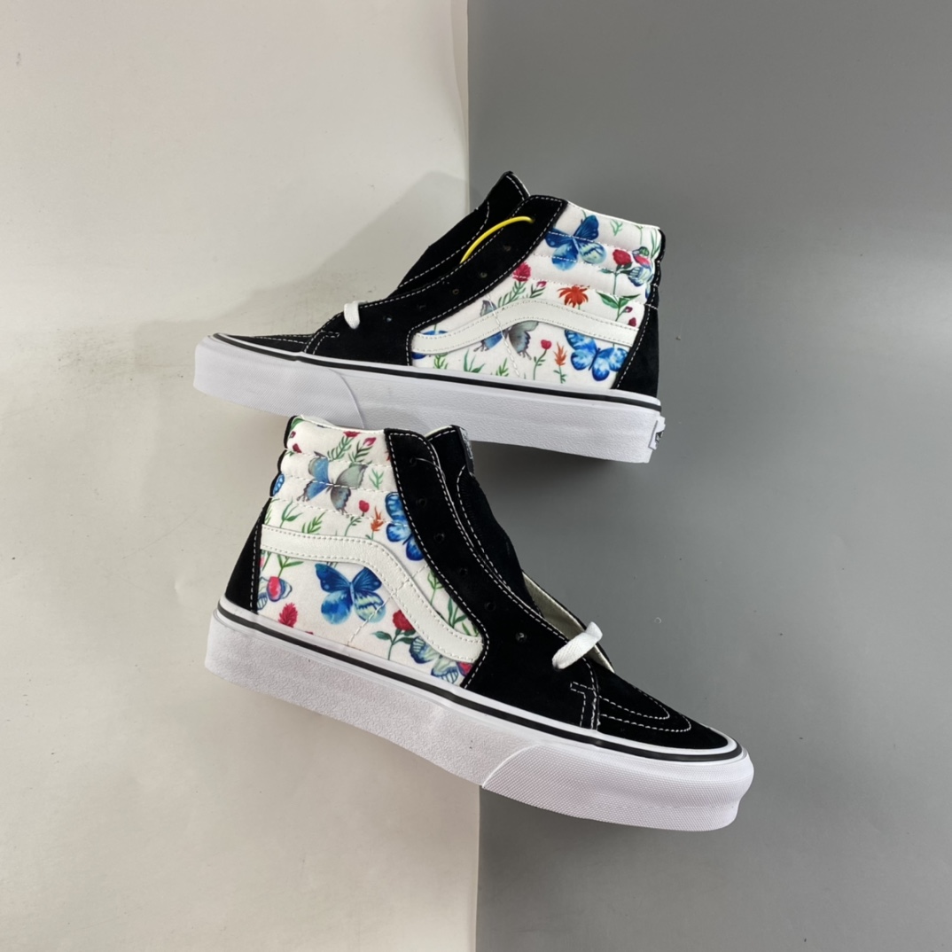 P160  Vans SK8-Hi 蝴蝶图案绘制 VN0A5HXVUCO