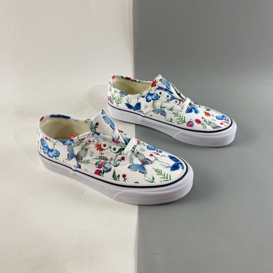 P140  Vans Authentic 蝴蝶图案绘制 VN0A5HZSUC0