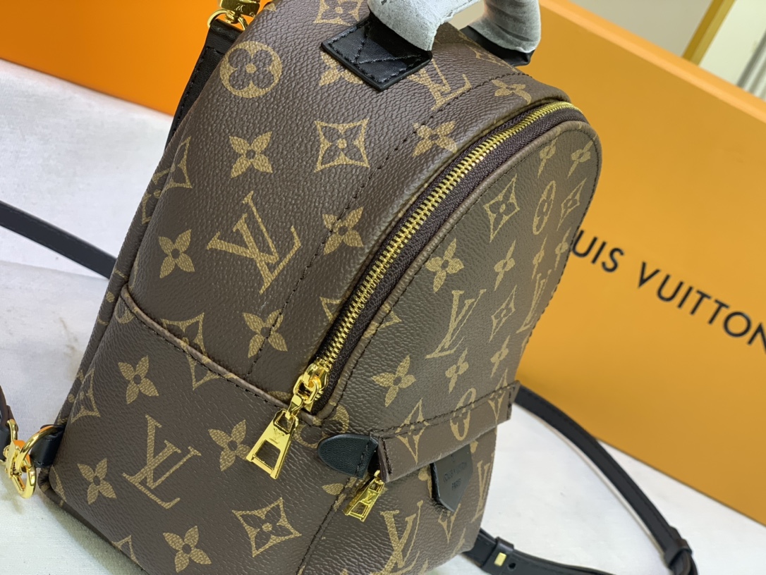 280 M44873老花配黄花 MONOGRAM BACKPACK 中号双背包