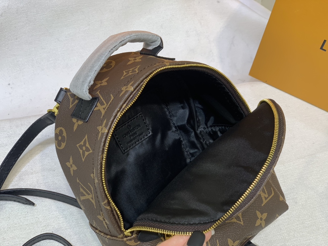 280 M44873老花配黄花 MONOGRAM BACKPACK 中号双背包