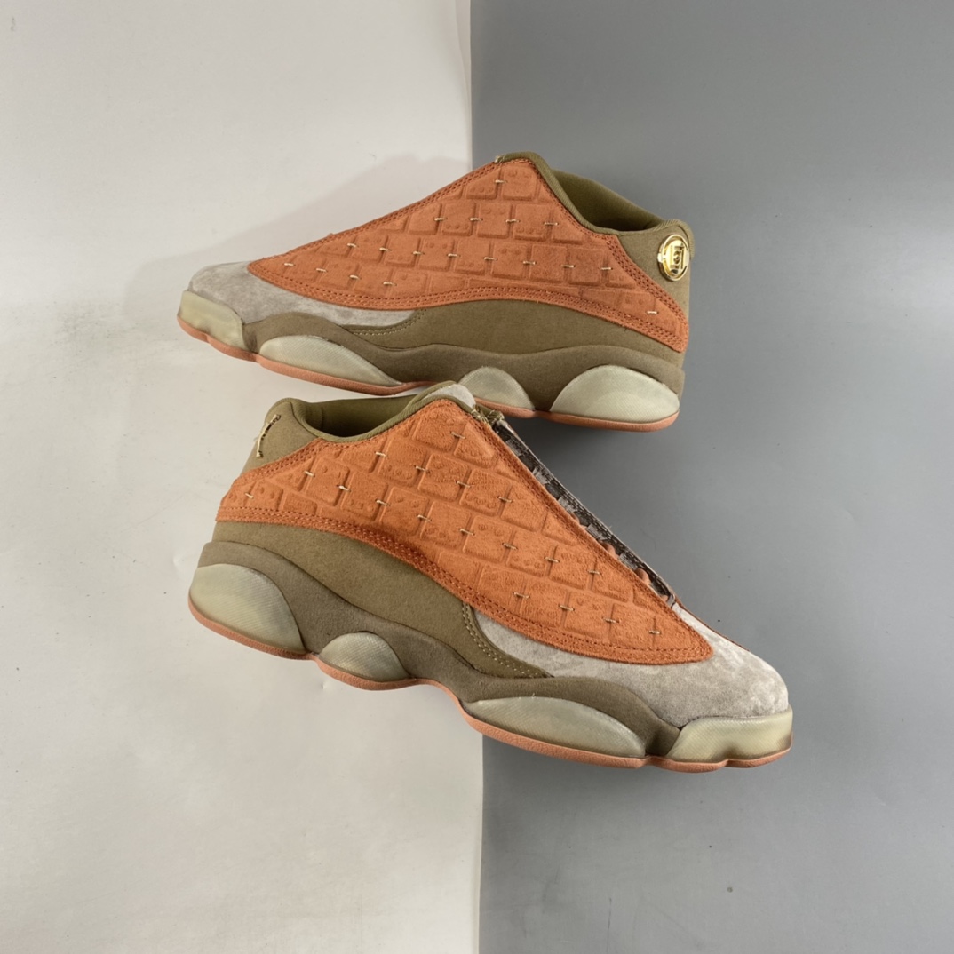 P480  CLOT x NIKE Air Jordan 13 RetroAJ13兵马俑 AT3102-200