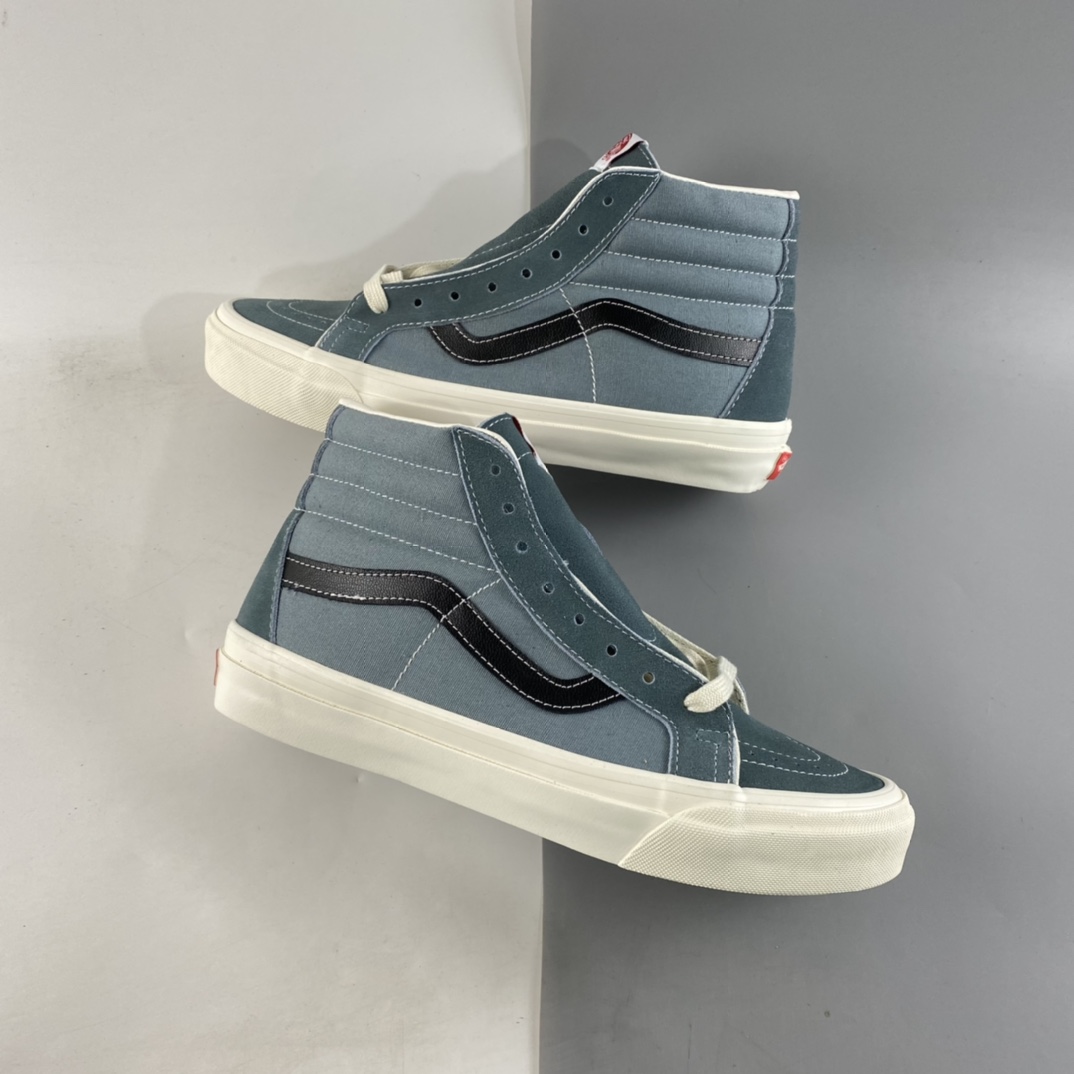 P160  Vans SK8-Hi 范斯雾霾蓝高帮经典款帆布鞋VN0A4BVB20R