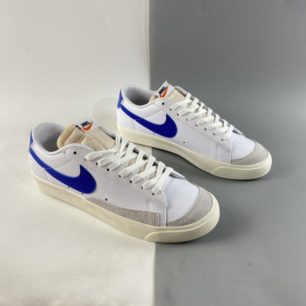 P160  NIKE Blazer Low ’77 Vintage 开拓者皮面低帮休闲板鞋 DA6364-103