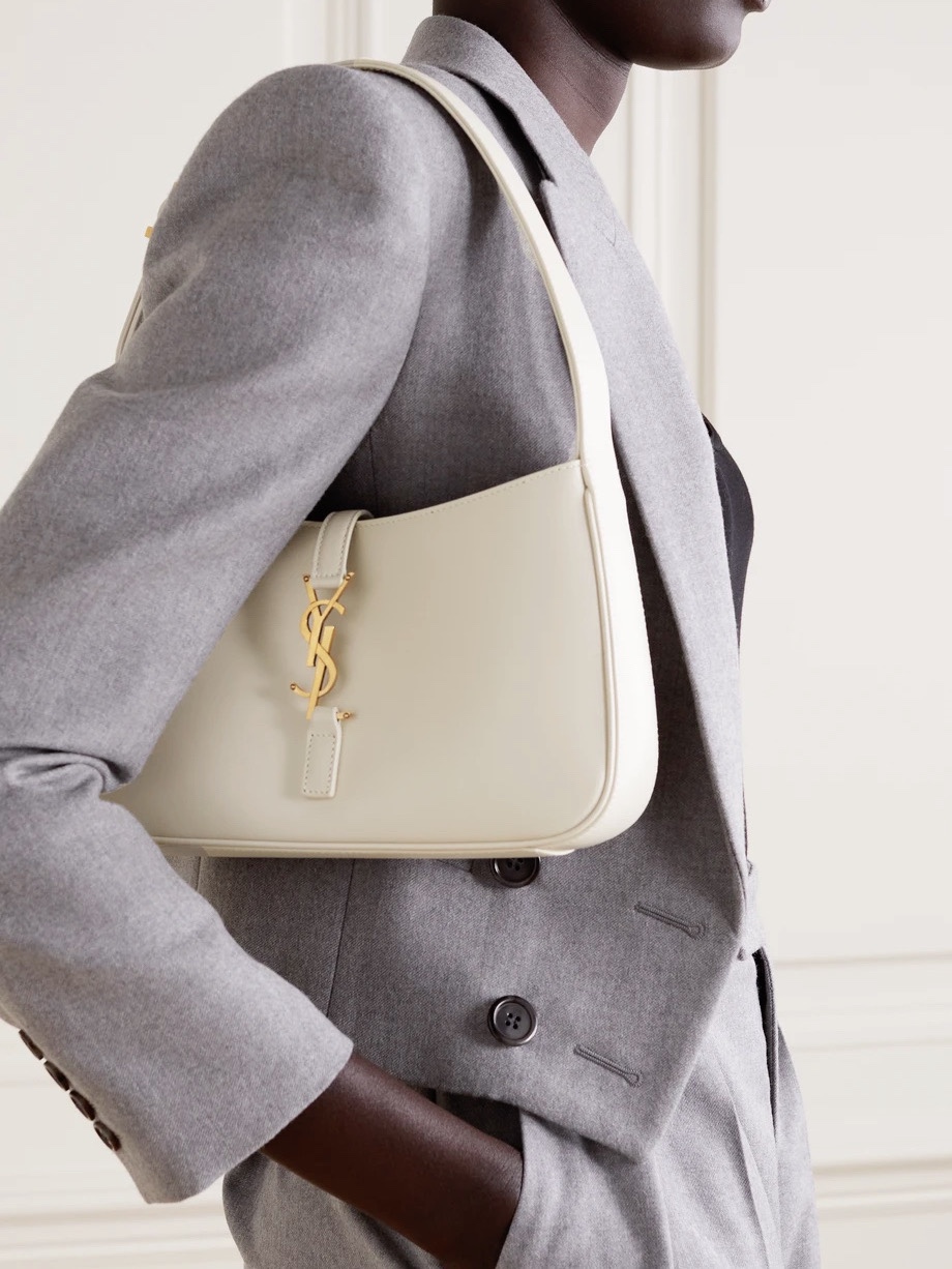 Saint laurent Ysl LE 5 À 7 平纹腋下包 657228白色