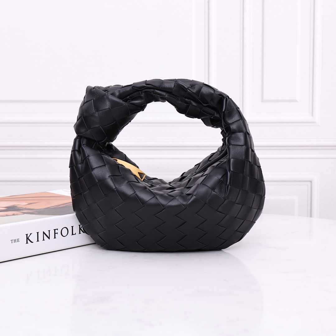 Bottega Veneta sac à main hobo en cuir d'agneau tressé avec nœud