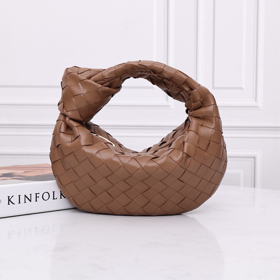 Sac à main hobo Bottega Veneta en cuir d'agneau tressé avec nœud